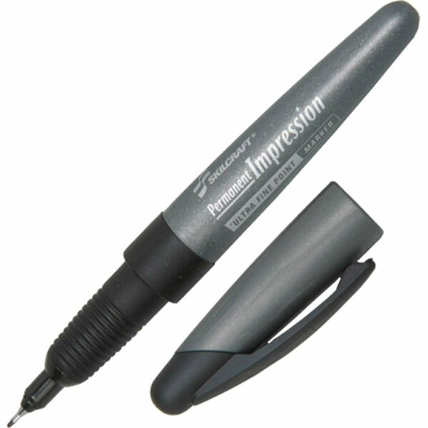 Made-To-Stick 752001 Permanent Impression Marker  Ultra Fine Point - Black MA3757898